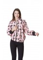 ÇİÇEK DESENLİ FERMUARLI SWEAT